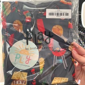 Little Sleepies Grill & Chill shorty romper 6-12 months - New in Bag